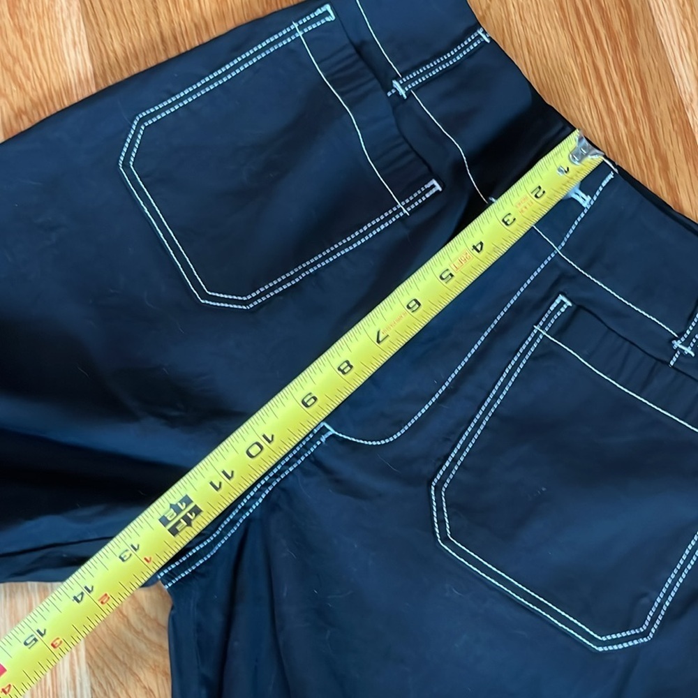 Anthropologie The Colette Contrast-Stitch Cropped Wide-Leg Pants Sz 29 READ NWT - Picture 9 of 16